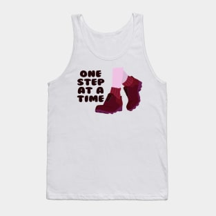 PHRASE one step at a time 3 Tank Top